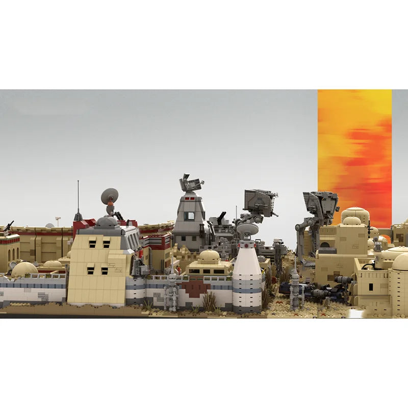 Star Movie Model Moc Building Bricks Modular Spaceport Model Technology Blocks Christmas DIY Toy Construction Gifts