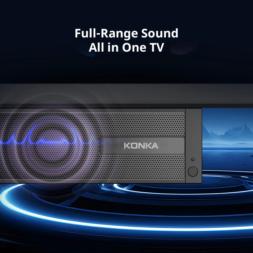 KONKA 32 inch Smart TV 30W Soundbar HDR10 V-Max Display Theater Audio Dynamic Sound Television Tizen OS By SAMSUNG 1Y Warranty