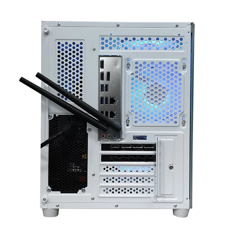Hot Selling Gamer Processor New White 16gb Ram Ssd 1tb Hdd RTX5060 512GB Ssd Gaming Desktop Computer  Pc