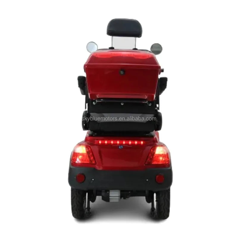 New Den Two Seat Four-Whee Electric Mobility Scooter Travel Together with 60V20AH Lithium Battery for the Eld