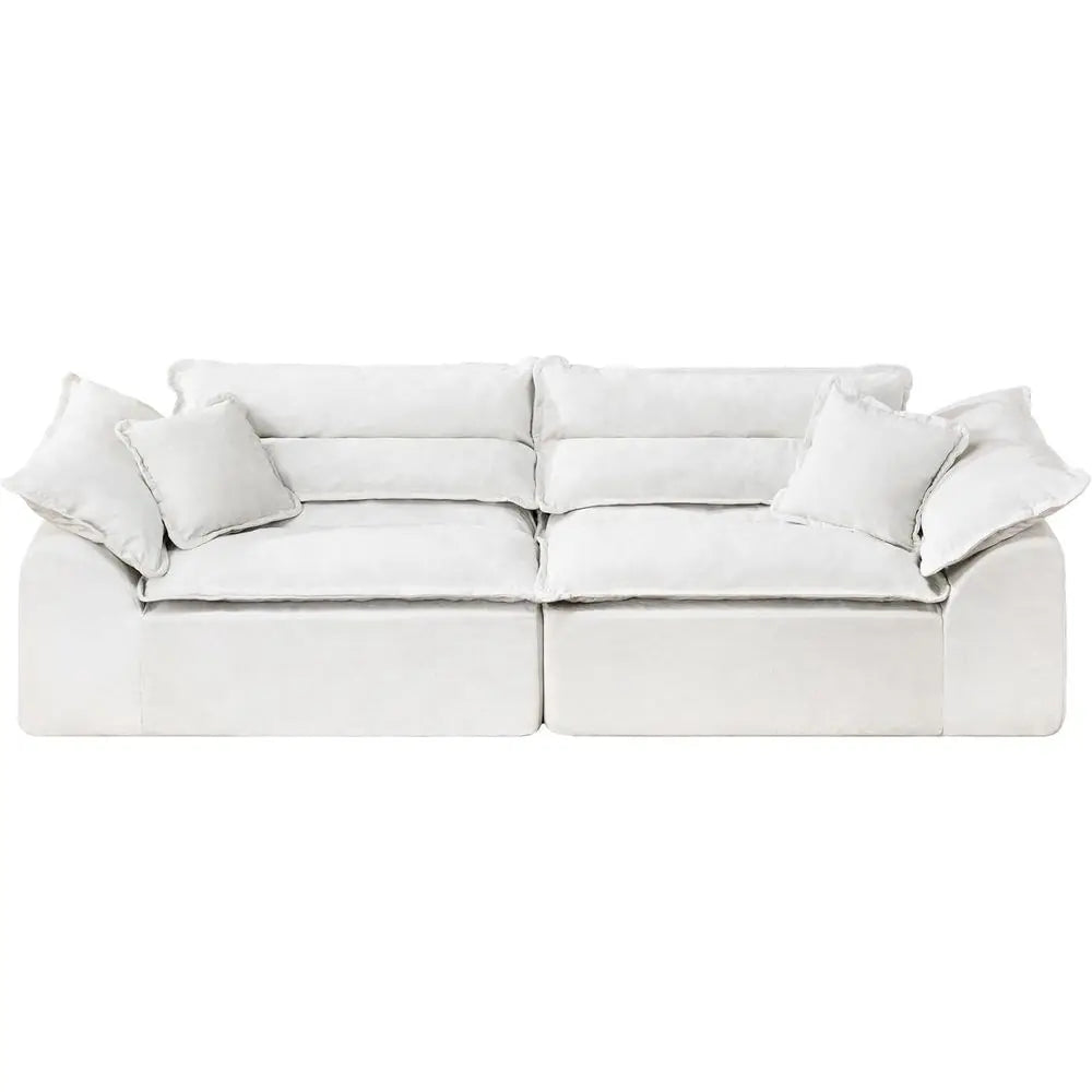 3 Seater Sectional Sofa with Removable Cushions for Living Room