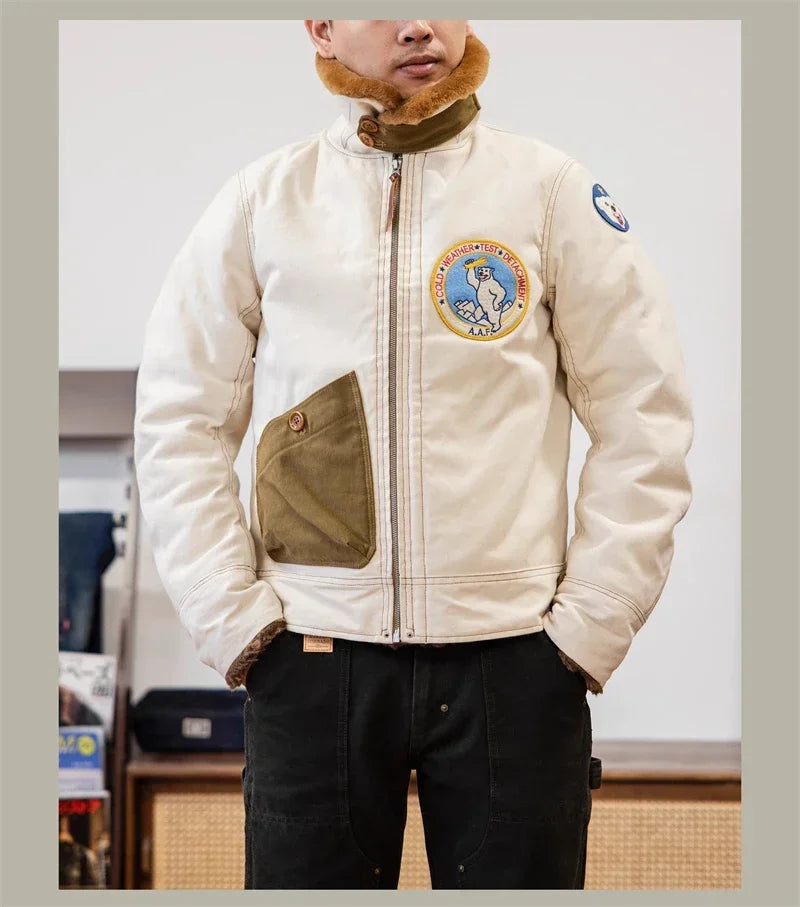 Red Tornado S-3 Winter Flying Jacket Vintage Fashion Men's Bomber Jacket Amekaji