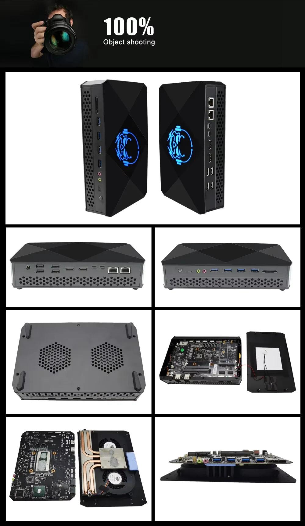 12th Gaming Mini PC Intel Core i9 12950HX i7 12650HX NVIDIA GeForce RTX 3060 12G  i7 13700H GDDR6 DDR5 NVME Windows11 Pro Wifi6