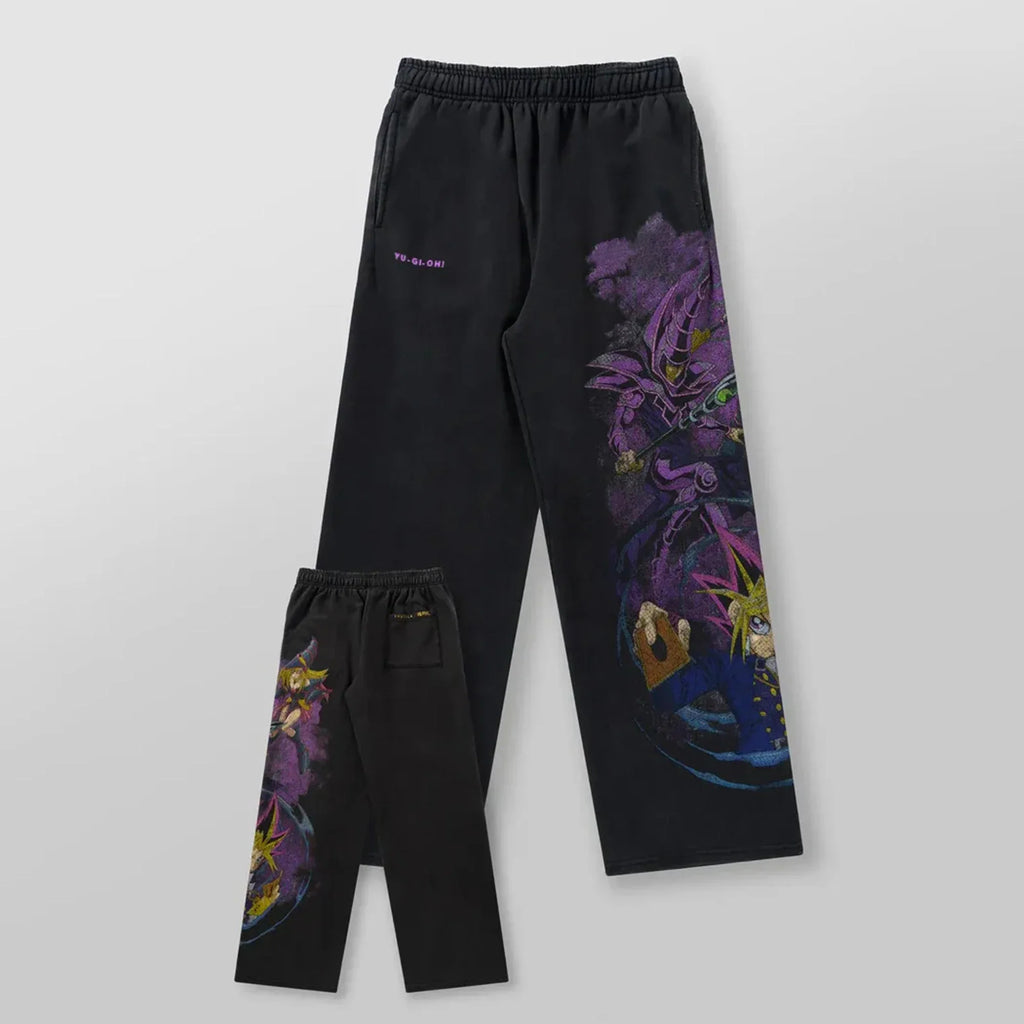 Yu-Gi-Oh Y2k Pants Kaiba Print Baggy Jeans Men Elastic Waist Streetwear 2000s Joggings Casual Pants Gym Trousers Men Clothing