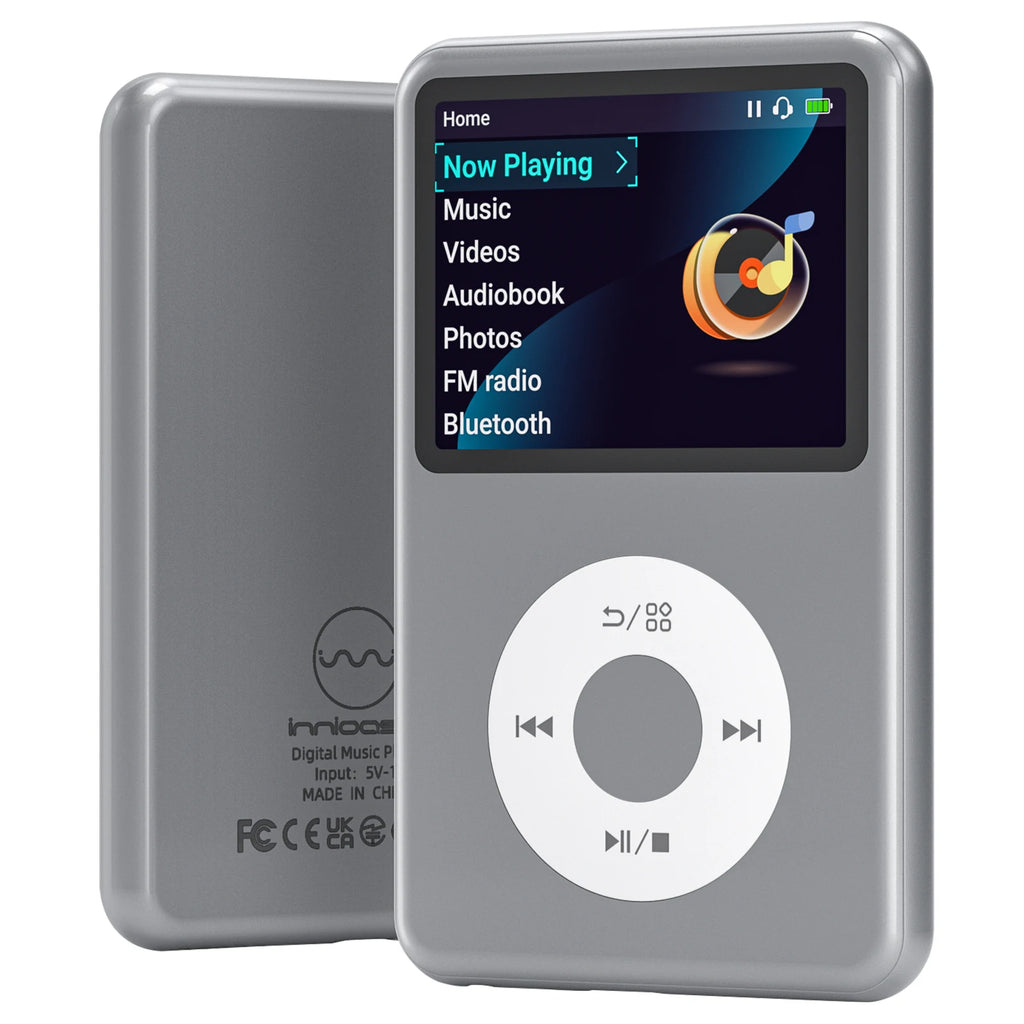INNIOASIS Y1 128GB Portable MP3 Player Bluetooth, Touch Key Walkman with Video Radio - ipod classic HiFi Music Player