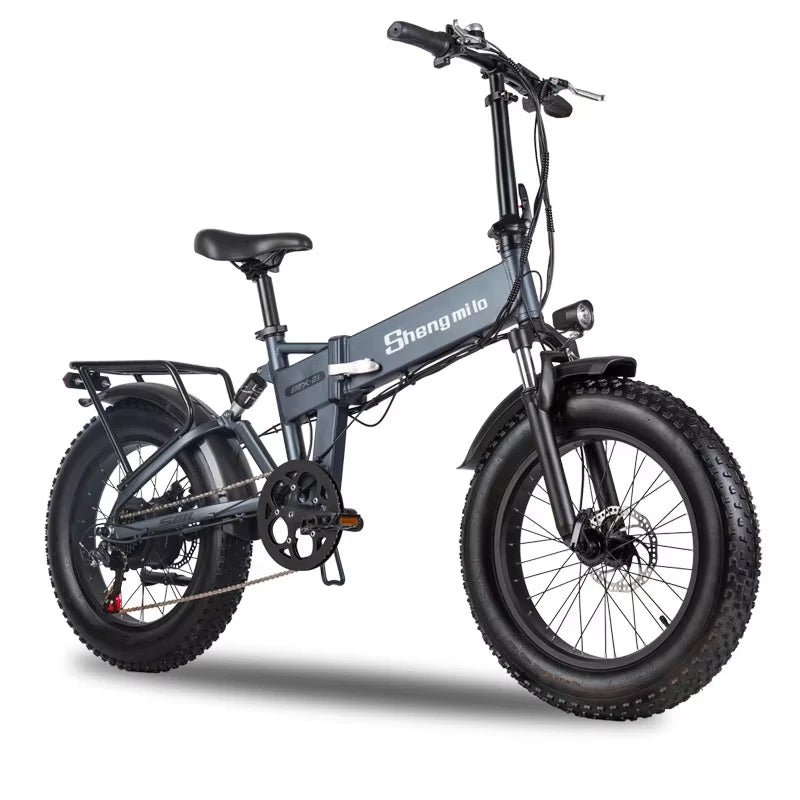 Mini MX21 folding electric bicycle 48v brushless motor 2000w maximum speed 53km/h E-Bike 20*4.0 tires city riding Electric Bike