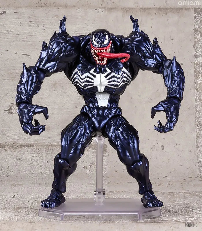KAIYODO Original Authentic [Evoltech] Amazing Yamaguchi MARVEL  · Agent Venom VENOM/ CARNAGE Mobile Doll Model Handmade Toy Gift