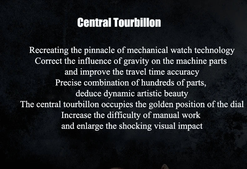 Haofa Center Tourbillon Watch 3D Chinese zodiac Animal Sculpture Manual Tourbillon Sapphire Waterproof Limited Watches Men 2000