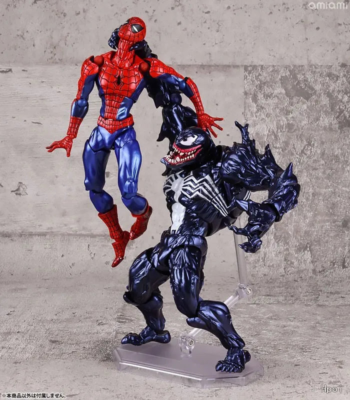 KAIYODO Original Authentic [Evoltech] Amazing Yamaguchi MARVEL  · Agent Venom VENOM/ CARNAGE Mobile Doll Model Handmade Toy Gift