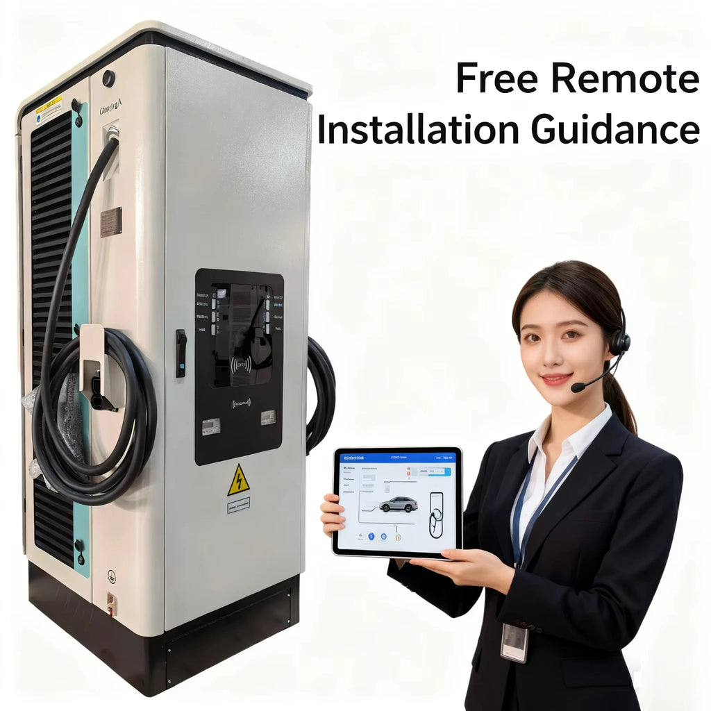 Factory Wholesale New Floor-mounted 120kW CCS2 DC EV Charging Stations for Electric Vehicles