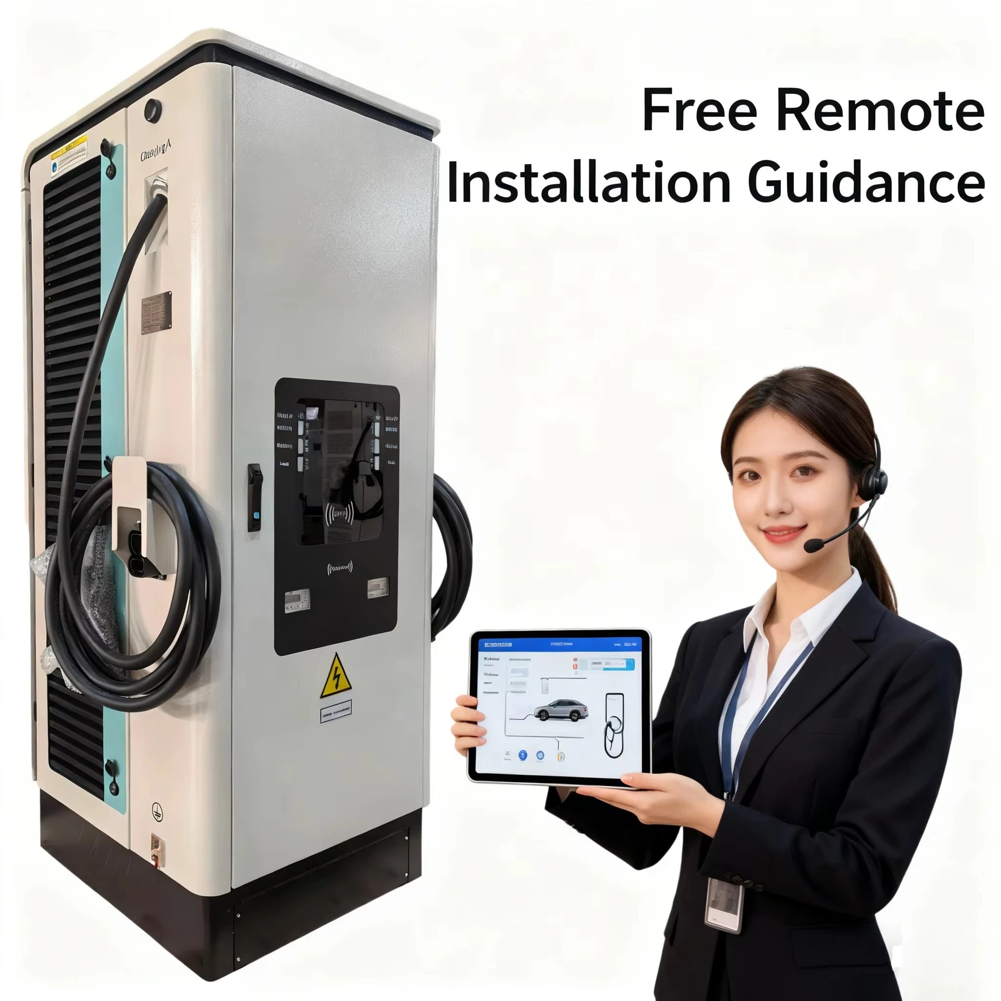 Factory Wholesale New Floor-mounted 120kW CCS2 DC EV Charging Stations for Electric Vehicles