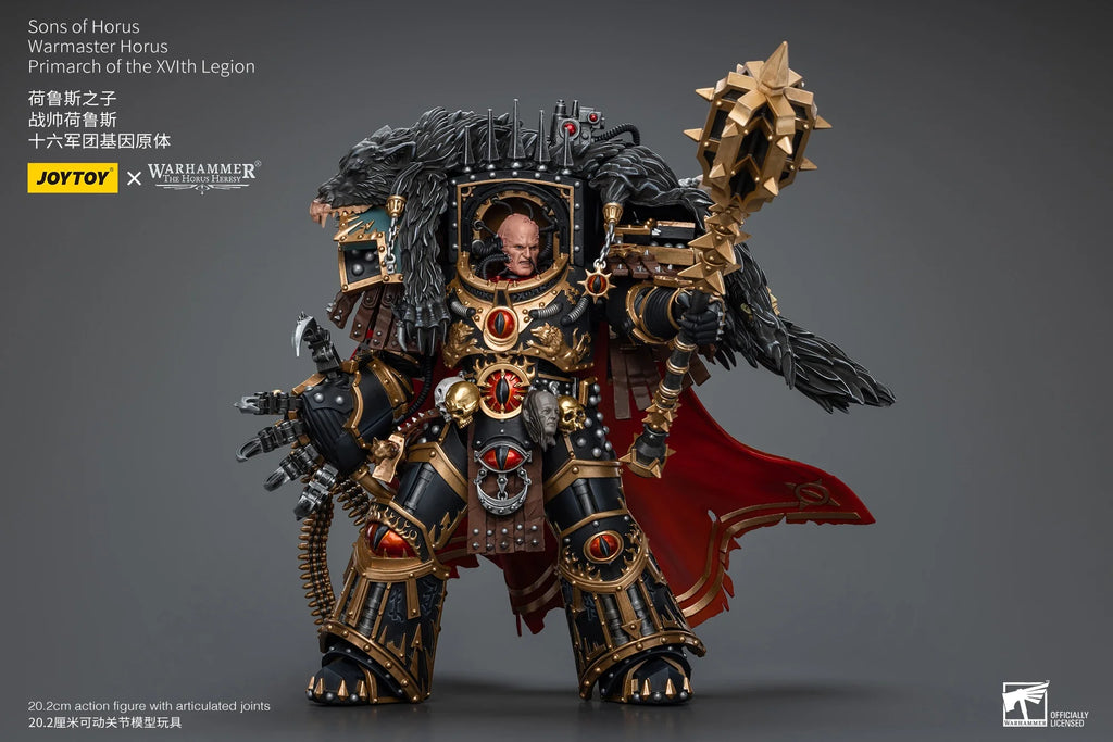 JOYTOY Warhammer 40k 1/18 Action Figures 20.2cm Sons of Horus Warmaster Horus Primarch of the XVIth Legion Collectible Toys Gift