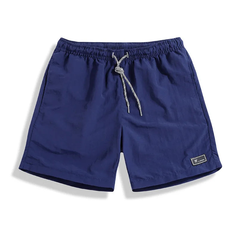Casual Men's Summer Breeches Shorts Quick Dry Men Black Boardshorts Homme Classic Brand Clothing Beach Shorts Male