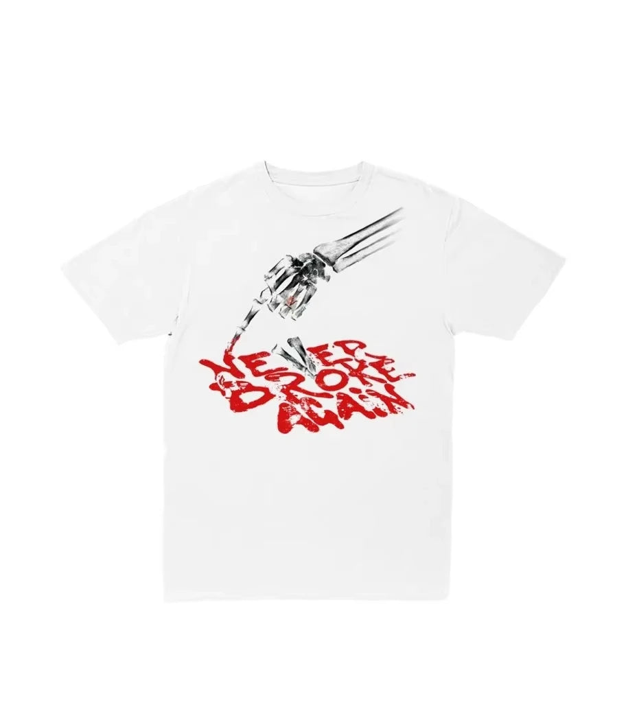 Vlone Skull Playeras De mujeres Graphic T Shirts Y2k Cotton T-shirt for Men and Women Short Sleeves New in Top & Tees 4399