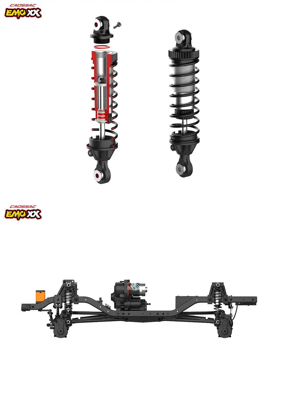 In Stock Emo Xx 1/6 Rc Electric Remote Control Climbing Truck Rock Breaker Off Road Vehicle With Led Strobe Lights For Hobbyists