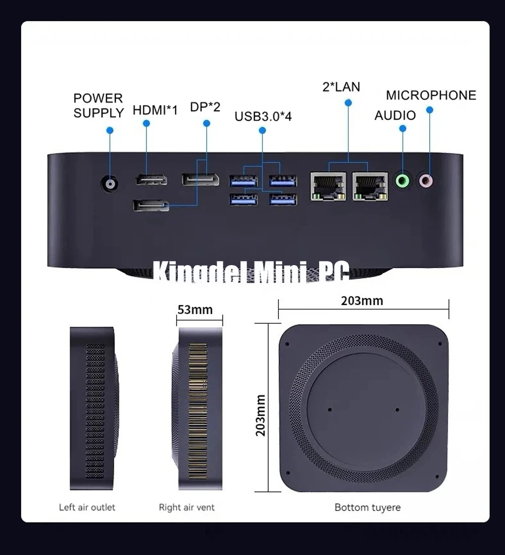 Gamer Desktop Computer Intel i9 12900H i7 13620H NVIDIA GeForce RTX 4060 4050 Gaming Mini PC DDR5 NVMe Win11 WiFi6 Bluetooth5.2