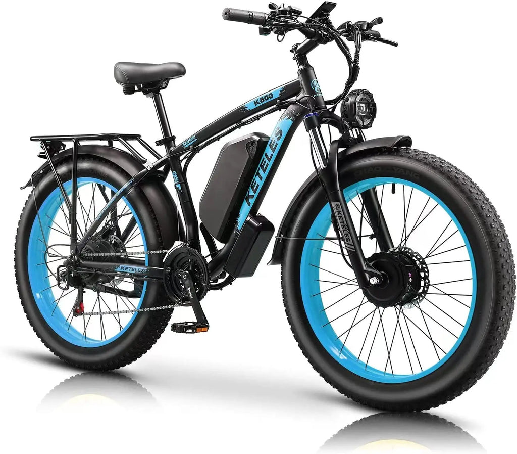 Drop Shipping US Warehouse for K800 26" Dual Brushless Motor 2000W 23AH Battery Mountain Bike Fat Tire Electric Bicycle