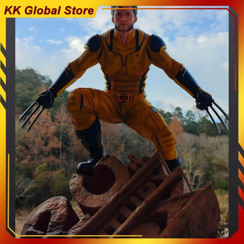 50cm New Anime Figure Wolverine Peripheral Resin Model Scene Collect Statue Desktop Decoration Ornaments Birthday Gifts Toys
