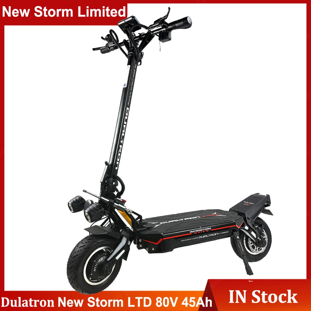 Dualtron New Storm Limited 84V 45Ah Scooter Dual Motor 2500W*2 New EY4 Display 12inch MINIMOTOR Dualtron NEW STORM LTD Scooter