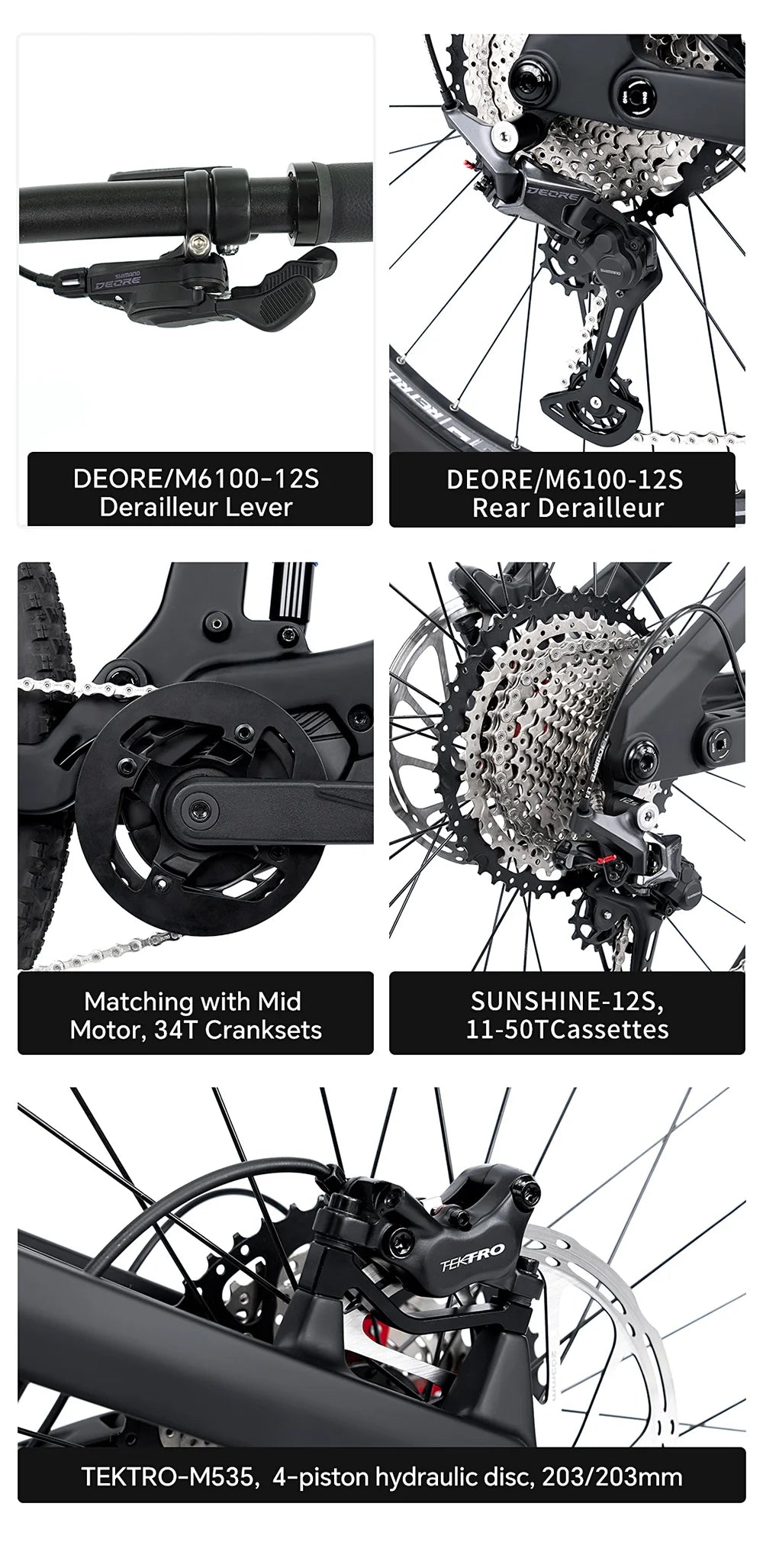 TWITTER EM19 Carbon FiberElectric assistance Bike 250W36V/48VNew21700Battery E-bike M6100 12S Adult All-Terrain Electric Bicycle
