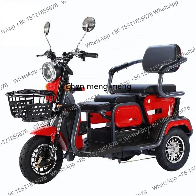 D185 Multi-color Selection New Design Electric Three-wheeled Motorcycle Passenger Carrying Cheap 3-wheeled Battery Electric Tric
