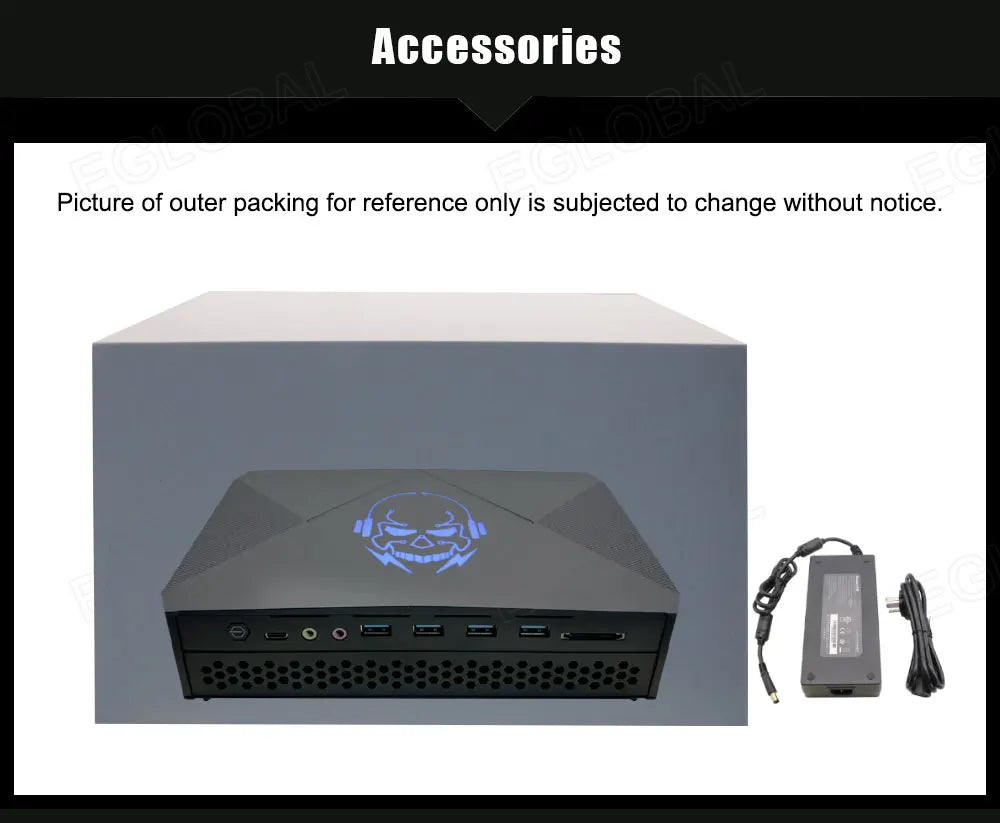 EGLOBAL Gaming Mini PC RTX4060 i9 12900HX 13900HK 32G DDR5 2TB NVMe PC 3*HD Ports Windows11 Desktop Computer Gaming PC