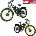 New 26" Electric Bike 3000W Peak E-Bike 52V 25AH Bicycle  60KM/h Max Fat Tyre