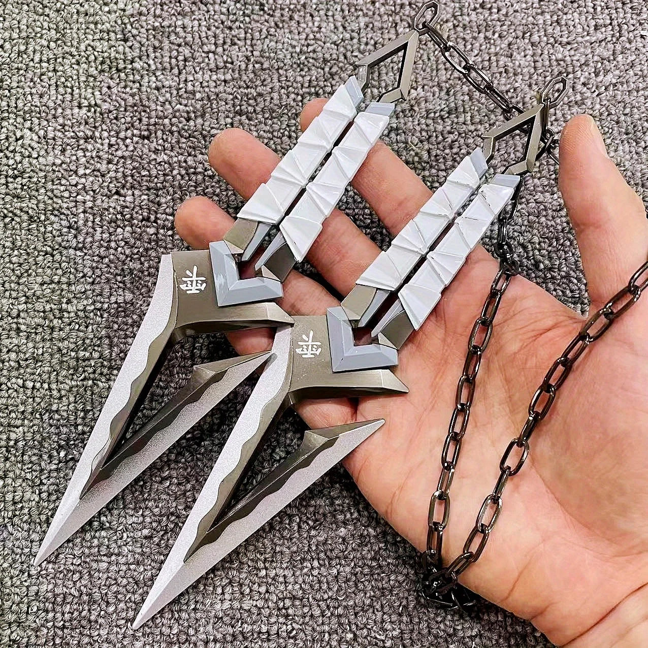 6/8.6inch Valorant Ninja Star Katana Metal Sword Kunai Anime Cosplay Prop Real Size Japanese Katana Original Samurai Sabre Toy
