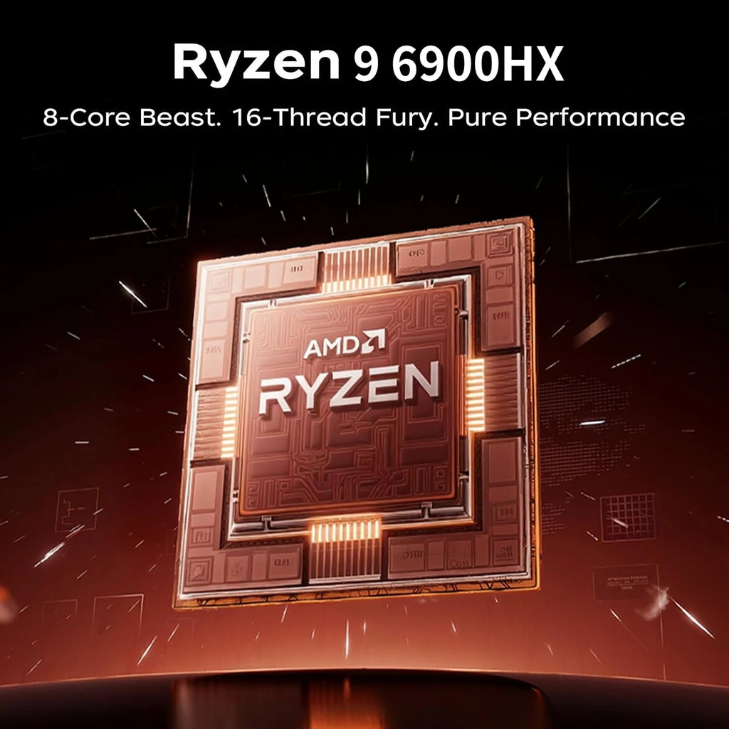 ACEMAGIC 16 Inch Laptop Gaming AMD Ryzen 9 6900HX Processor 16GB LPDDR5 RAM 512GB SSD IPS Display Windows 11 Laptop for Game