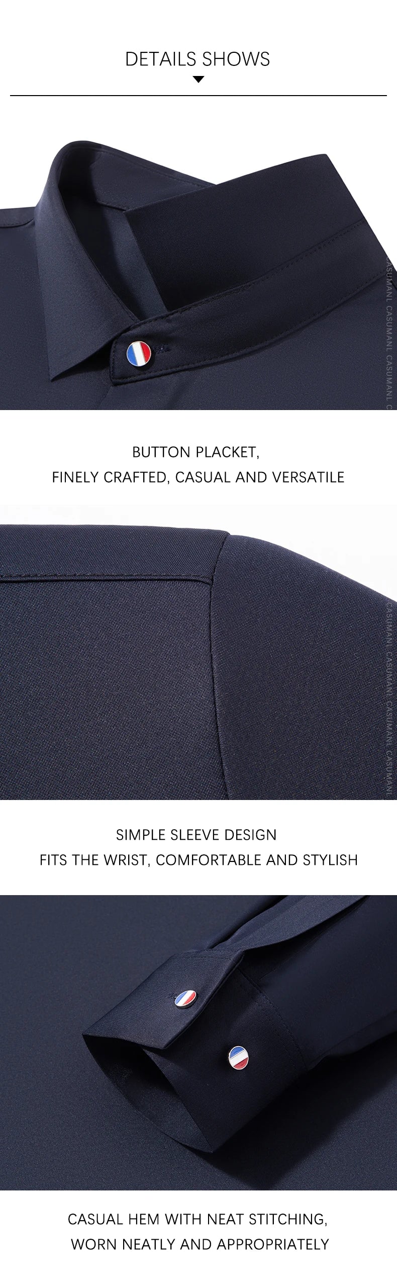 BROWON 2025 Spring Autumn Casual Work Tops Man Tshirt Long Sleeve Solid Color Soft Elegant Business Mulberry Silk T Shirt Man