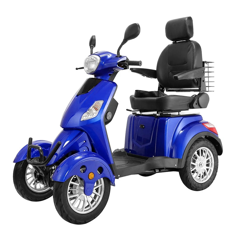 CE Certificate Travel 4 Wheels Elderly Electric Scooter Disabled Handicapped Mobility Scooter For Seniors