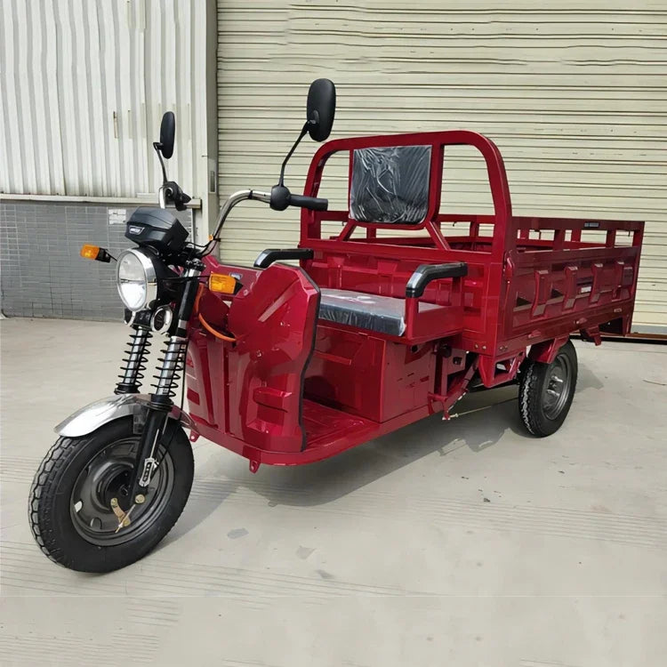 Battery-Powered Three-Wheeler Electric Cargo Bike E-Trike Electric Adult Tricycle