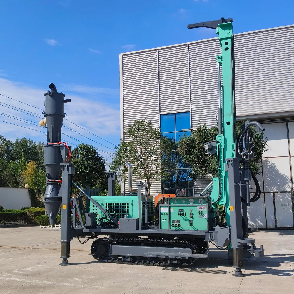 Diesel Reverse Circulation Drilling Rig RC Borehole Drill Machine 600m for Mining Exploration High Efficiency