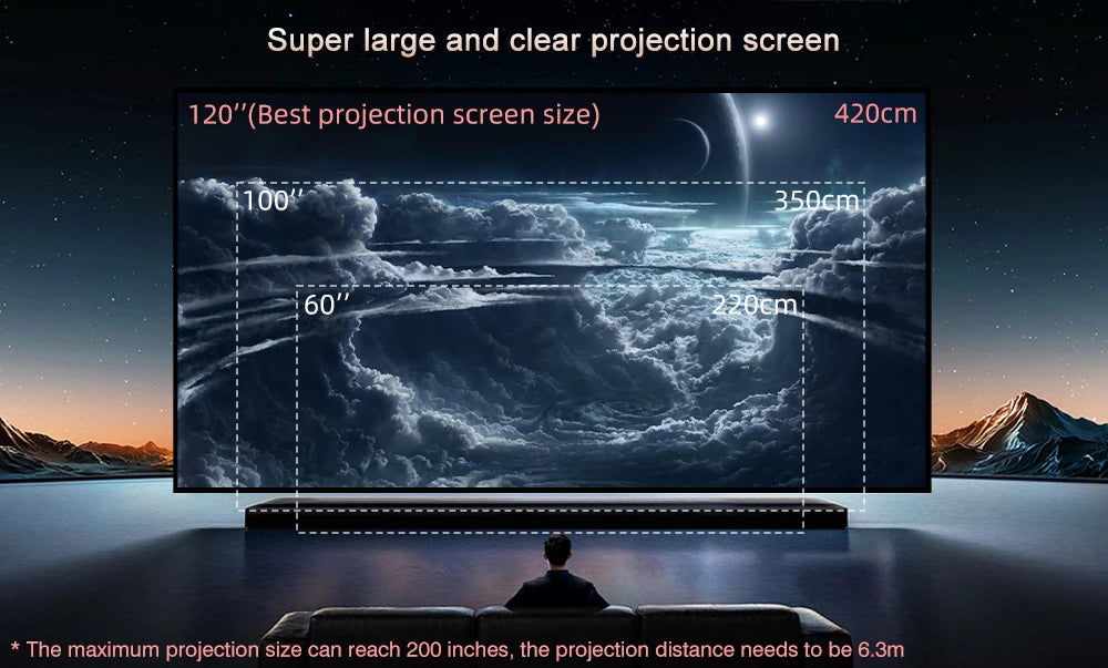 Touyinger Q11 full HD projector 4K 8K led home theater electronic video game equipment projector