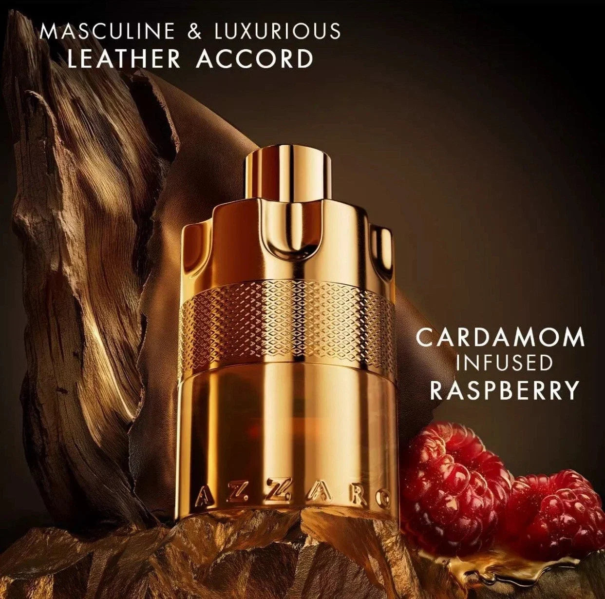 AZZARO The Most Wanted Eau de Parfum Intense – Woody & Spicy Cologne for Men with Fougère and Ambery Notes Amber Wood, Cardamom