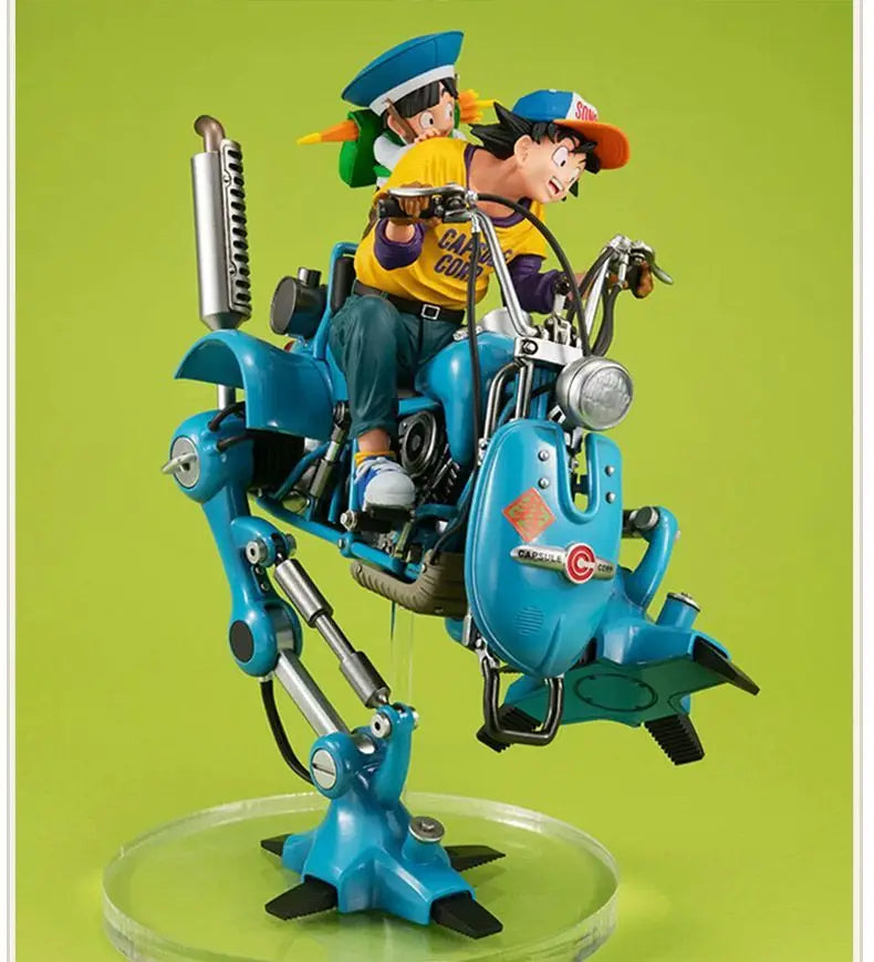 In Stock Bandai MegaHouse Dragon Ball Z Goku Gohan Father Son Vehicle - Anime Robot Figure Gift