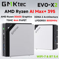 GMKtec EVO-X2 AI Mini PC AMD Ryzen Al Max+ 395 128GB LPDDR5X 8000MHz (16GB*8)M.2 2280 SSD WIFI7 BT5.4 USB4 Mini Gaming Computer