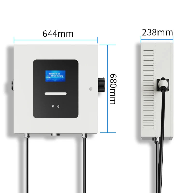 Customized 360KW 480KW GB/T Commercial Floor Mounted DC Fast EV Charging Station Electric Vehicle Quick Charger