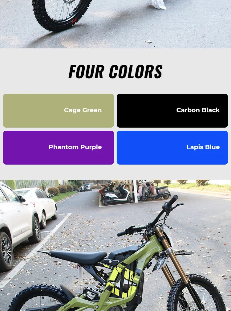 75KM/H Powerful Off-road 40AH Lithium Battery Cheap Electric Motorcycles For Adults