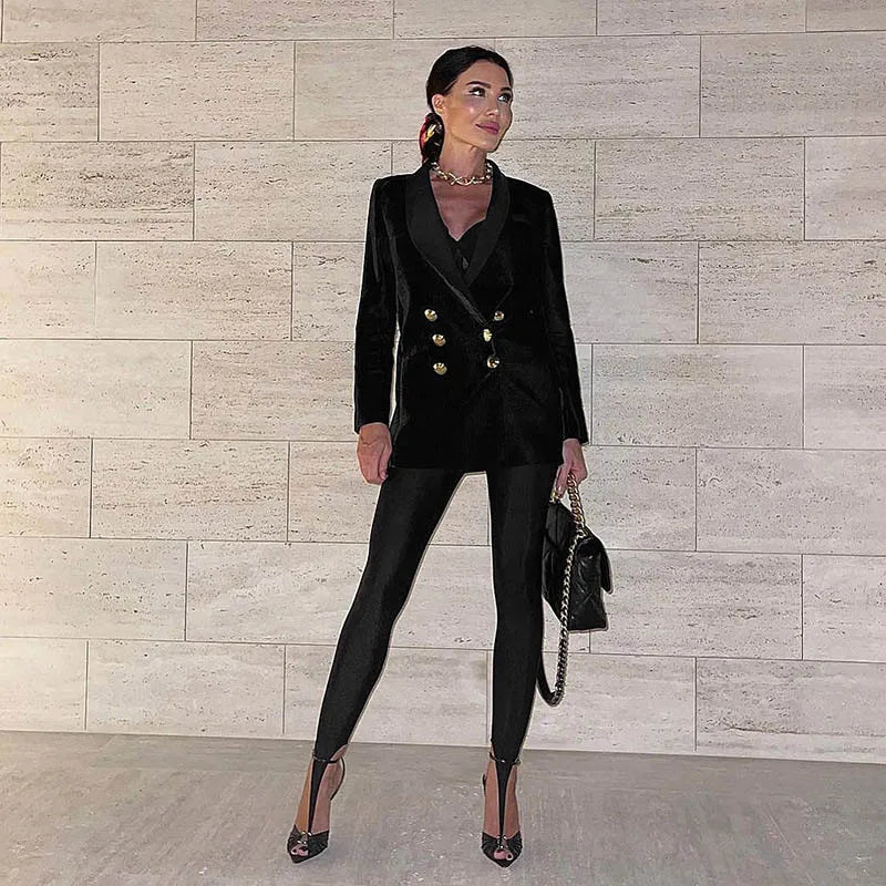 Korean Fashion Winter Black High Waisted Skinny Y2K Women Pants Sexy Glitter Casual Club 2025 Leggings Pants Long