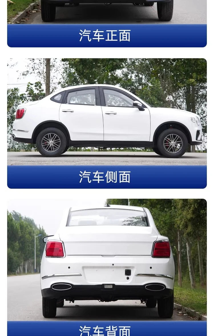 Electric four-wheeled vehicles, petrol and electricity, household new energy cars, children's scooters, old man fun, 2025 new