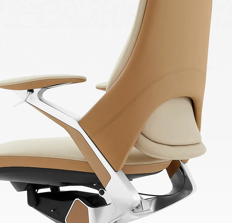 Computer Relaxing Office Chair Ergonomic Mobile Wheels Leather Office Chair Backrest Modern Sillas De Oficina Library Furniture