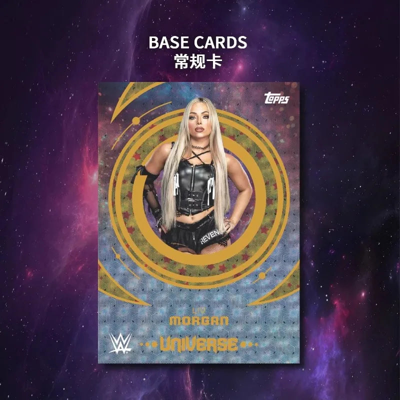 2025 Genuine Topps WWE Universe Hobby Universe Series Wrestling Collectible Trading Cards High Value Gift Box