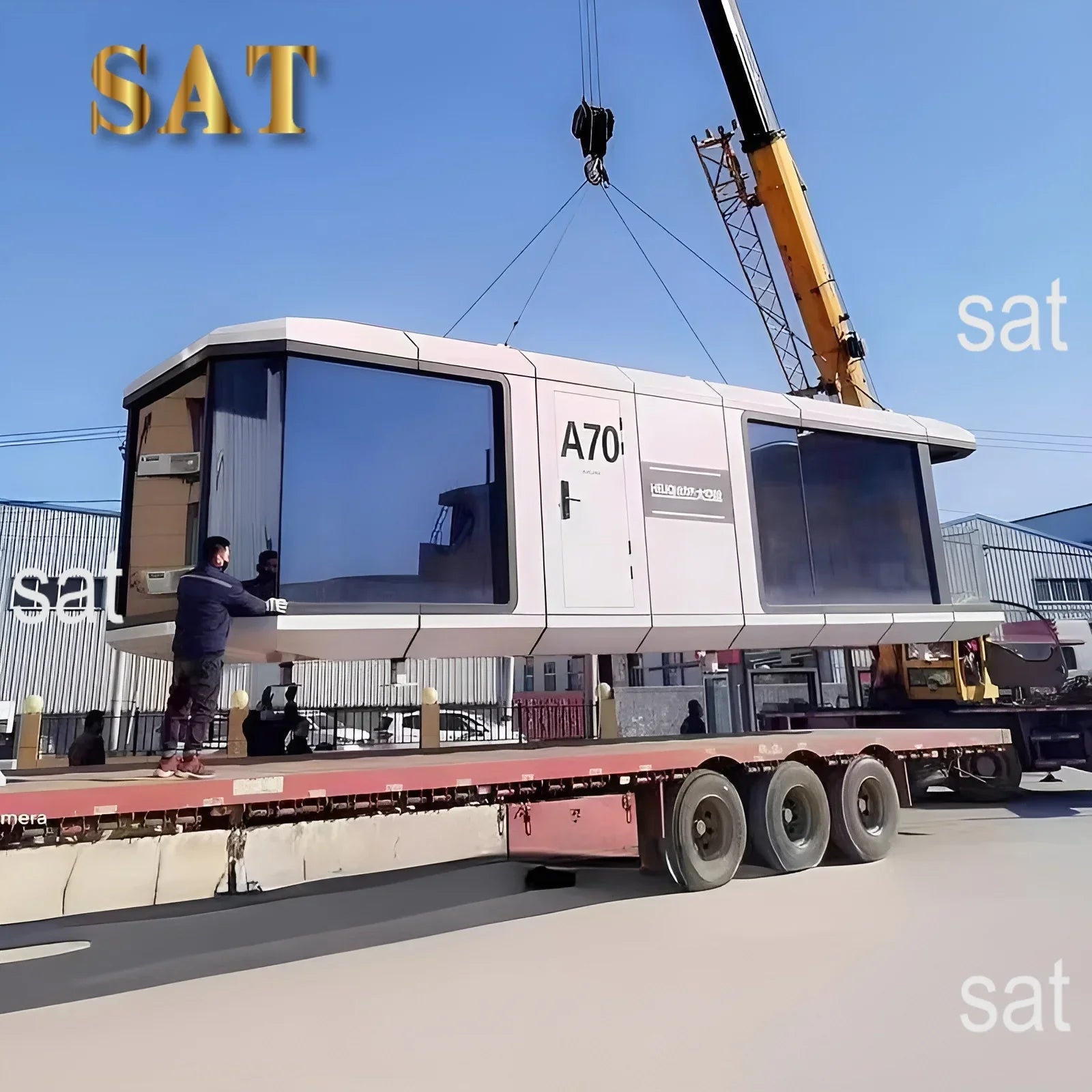 A for Space Capsule Homestay Mobile Room Custom Creative Hotel Micro Residence Villa Scenic Area Apple Capsule House