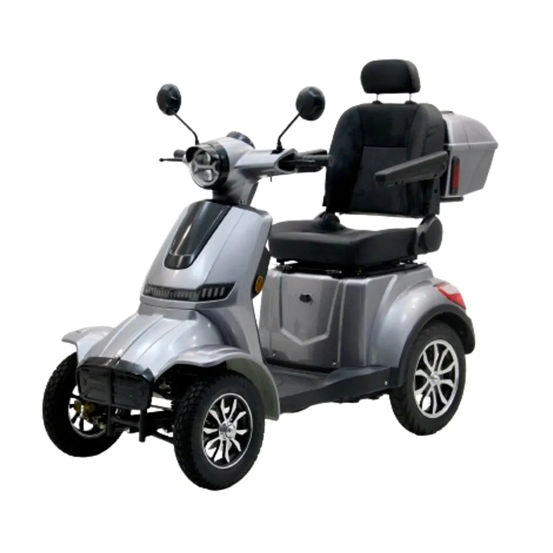 Modification Hot-selling 4-Wheel Electric Mobility Scooter with Canopy Roof Max 25km/h Long Range Outdoor Travel for Adult