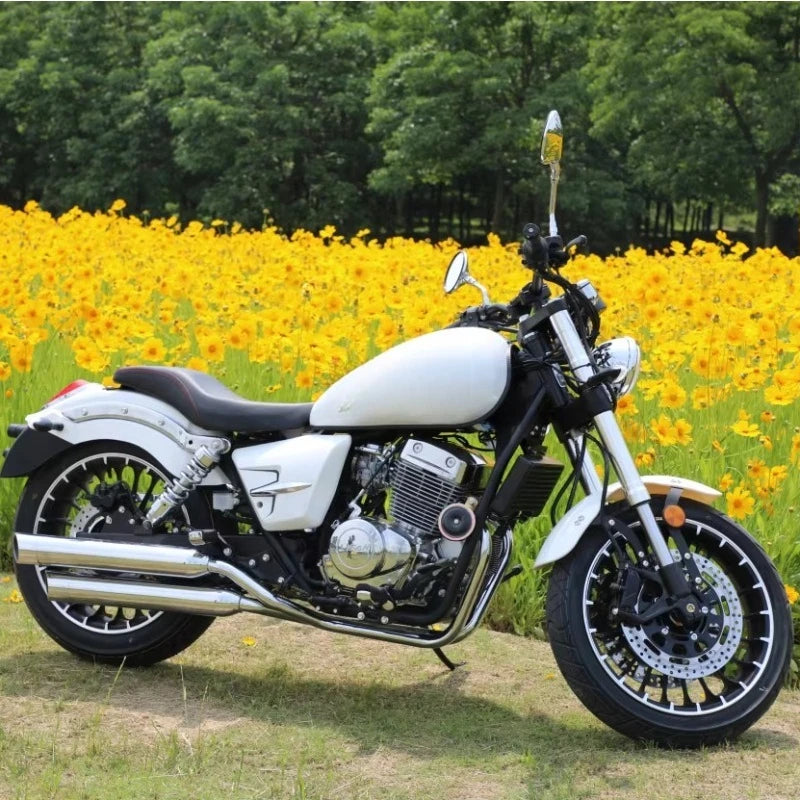 TOP Selling Chopper 400cc EFI High Power Water Cooling Double Cylinder Gas Powered Racing Motorcycle