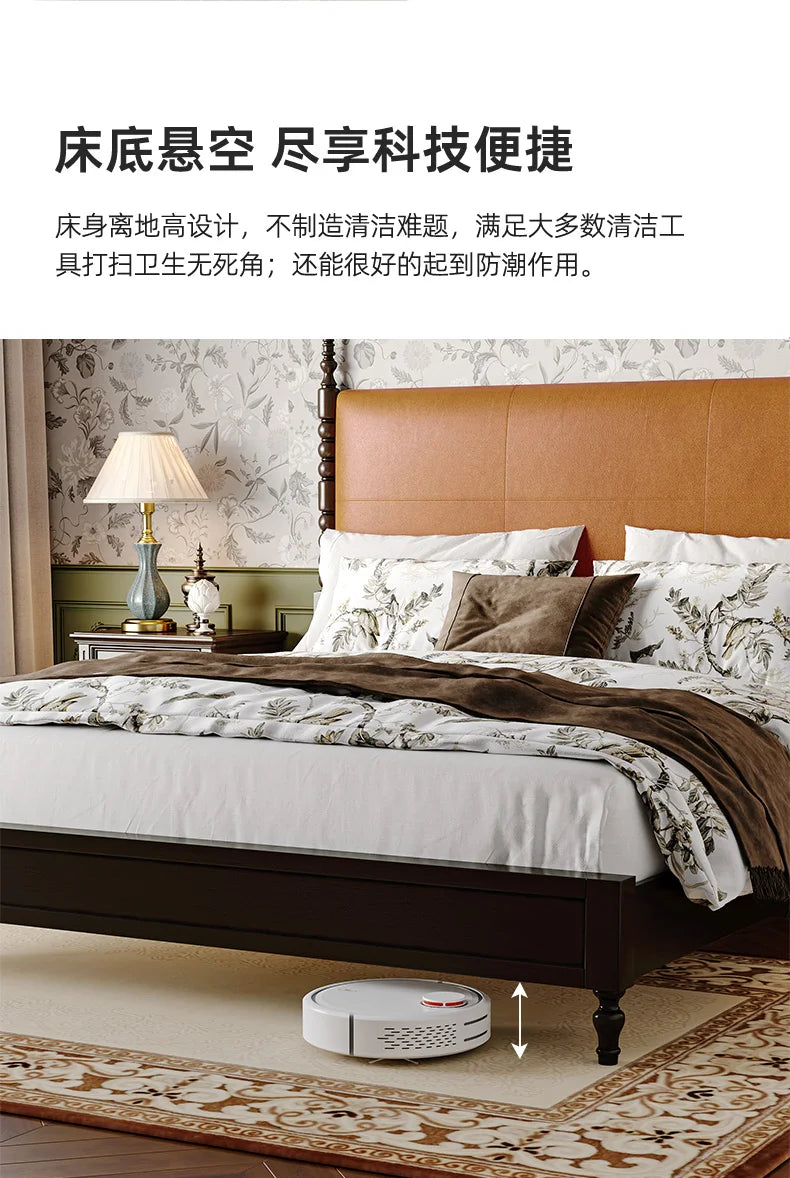 Design Full Size Bed Frame Wood Storage Space House Bedroom Bed Bases Frames Luxury Platform Cama De Casal Home Furniture