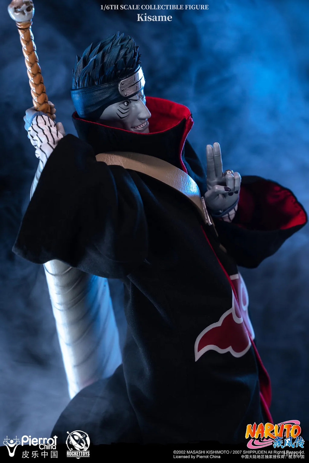 In Stock RocketToys ROC 007 NARUTO Shippuden Hoshigaki Kisame 1/6 Action Figure Model Collection