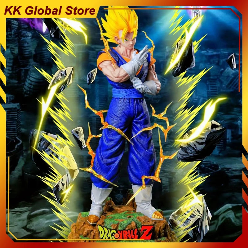 82cm New Dragon Ball Anime Figure Vegetto Peripheral Resin Model Collect Statue Desktop Decoration Ornaments Birthday Gifts Toys