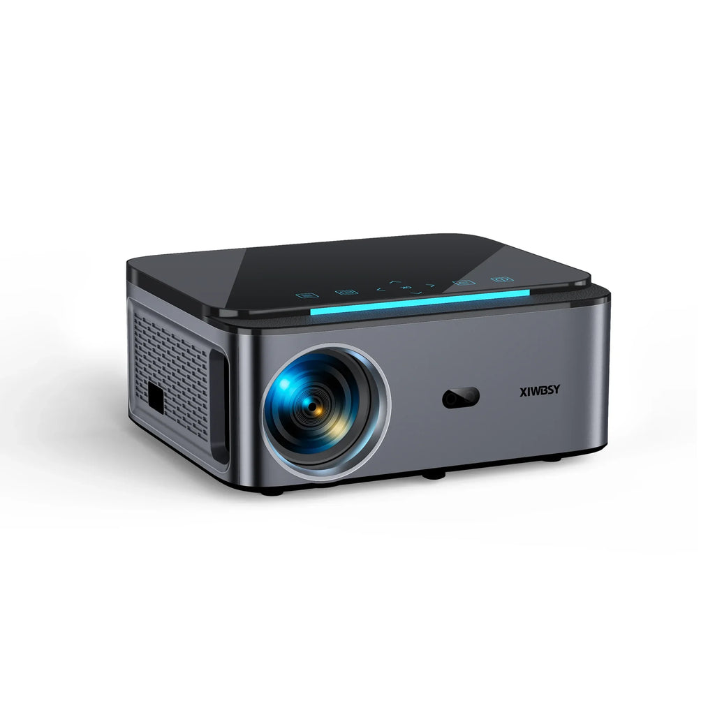 XIWBSY 1000ANSI Android Projector 25000 Lumens 4K AutoFocus/Keystone Projector Office Video Home Theater Portable Beamer Outdoor